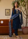 KF 021 Kalaai Viscose Chanderi Kurti With Bottom Dupatta Orders In India